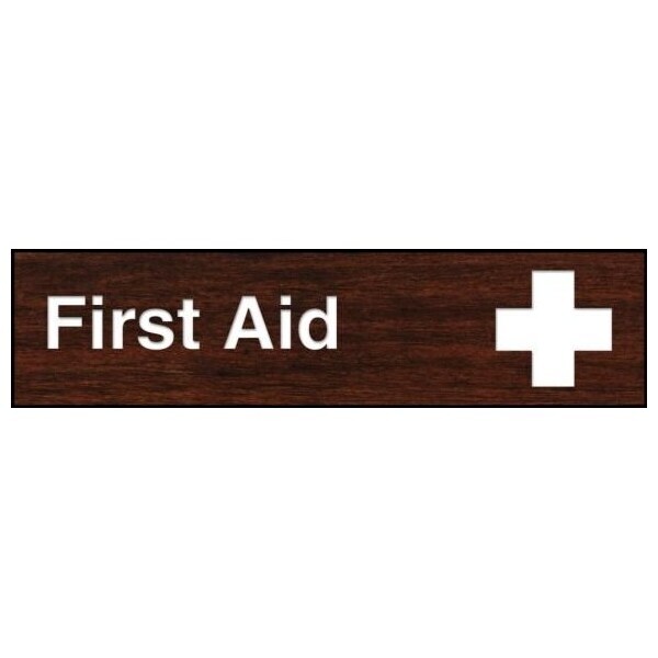 Accuform 12 in W x 3 in H, Engraved Plastic PSG614WL - main